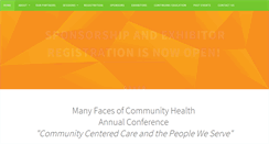 Desktop Screenshot of manyfacesconference.org